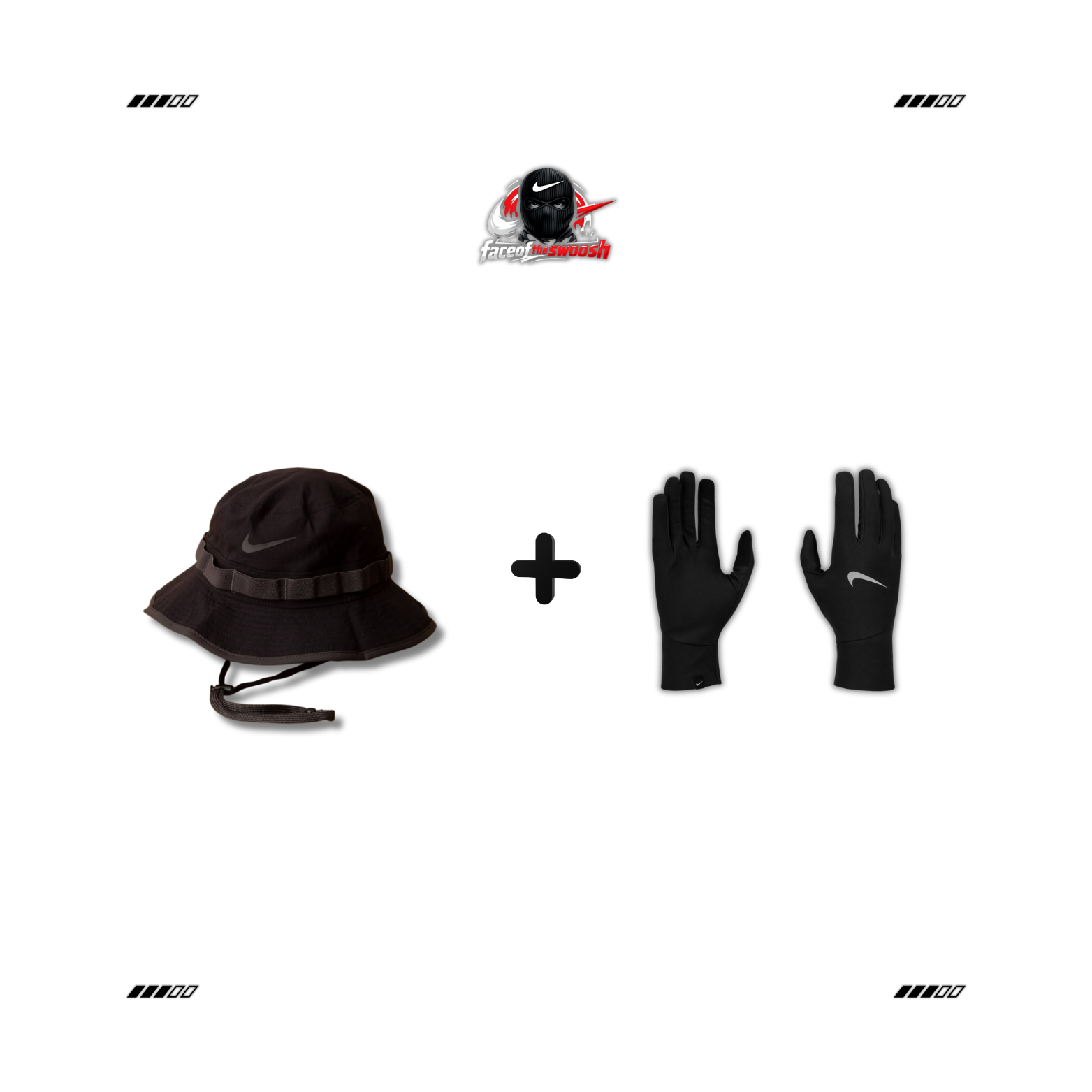 Nike Therma-FIT Winter Training Combo (Apex Bucket Hat + Pacer Gloves)